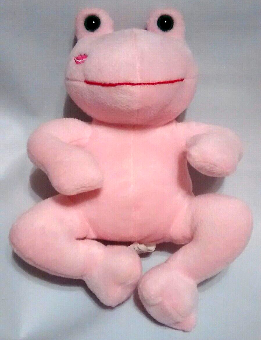 Best Made Plush Pink Frog Valentine Stuffed Toy 12