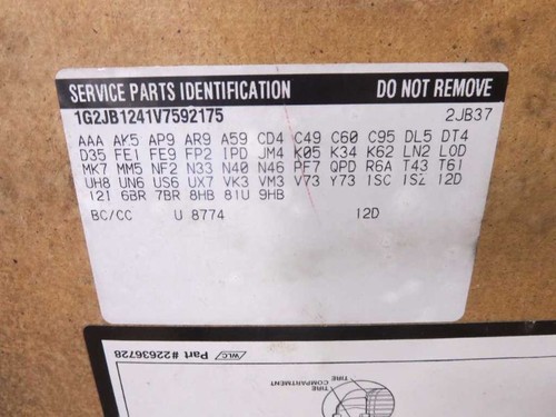 1997 Pontiac Sunfire Owners Manual 47155 - Picture 5 of 12