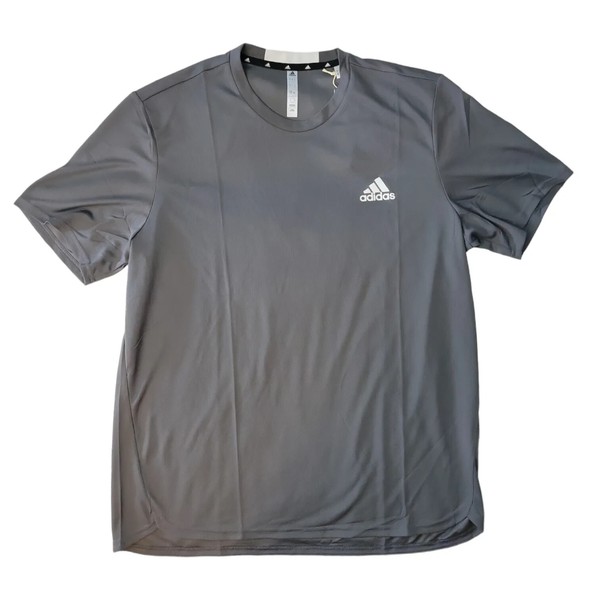 Camiseta adidas AEROREADY de cuello redondo y manga corta para hombre, diseñada para el movimiento 3