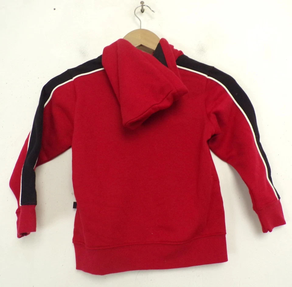 NUEVO CON ETIQUETAS SIMPLE FOR SPORTS Niños Rojo y Negro Baloncesto Sudadera con Capucha Mediana 5/6 Foto 3 de 3