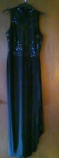  Maxi Sequin Dress New Chaps Size 12 Elegant Dress