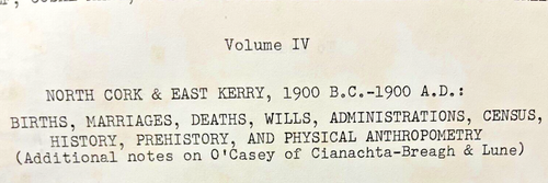 IRISH GENEALOGY: O’Kief, Coshe Mang, Slieve Lougher, Upper Blackwater in Ireland - Picture 6 of 14