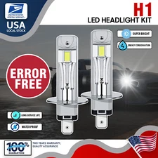 CANBUS H1 Super White LED HeadlightBulb Conversion Kit Hi/Lo Bean 6000K 10000LM