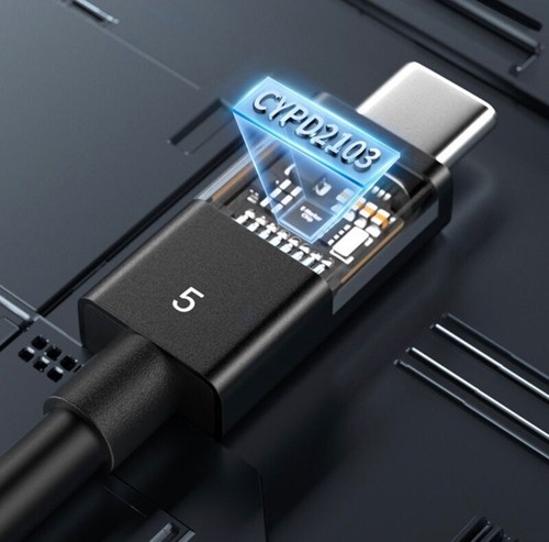 USB4 Type C Thunderbolt 5 PD Fast Charging Data Cable PD240W | Male to Male - Picture 5 of 11