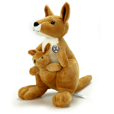 Kangaroo Kimberly with Baby Cuddly Toy 19 cm Soft Toy Plush KANGAROO | eBay