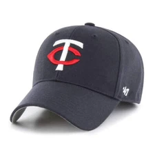 Minnesota Twins '47 Brand MVP Navy TC Logo Adjustable Hat