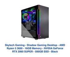 Skytech Gaming PC 500GB AMD Ryzen 5 3600 3.6GHz 16GB RAM, ASUS TUF 27  280 Hz