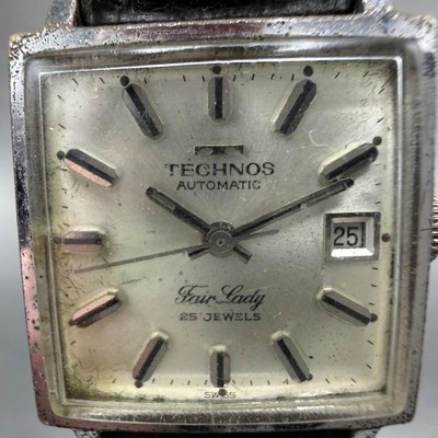 Technos Fair lady Automatic Watch Women 22mm Silver Dial Silver