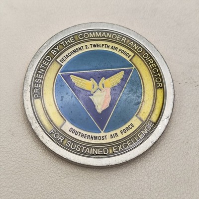 Detachment 2 Twelfth Air Force Joint Interagency Task Force South Challenge Coin