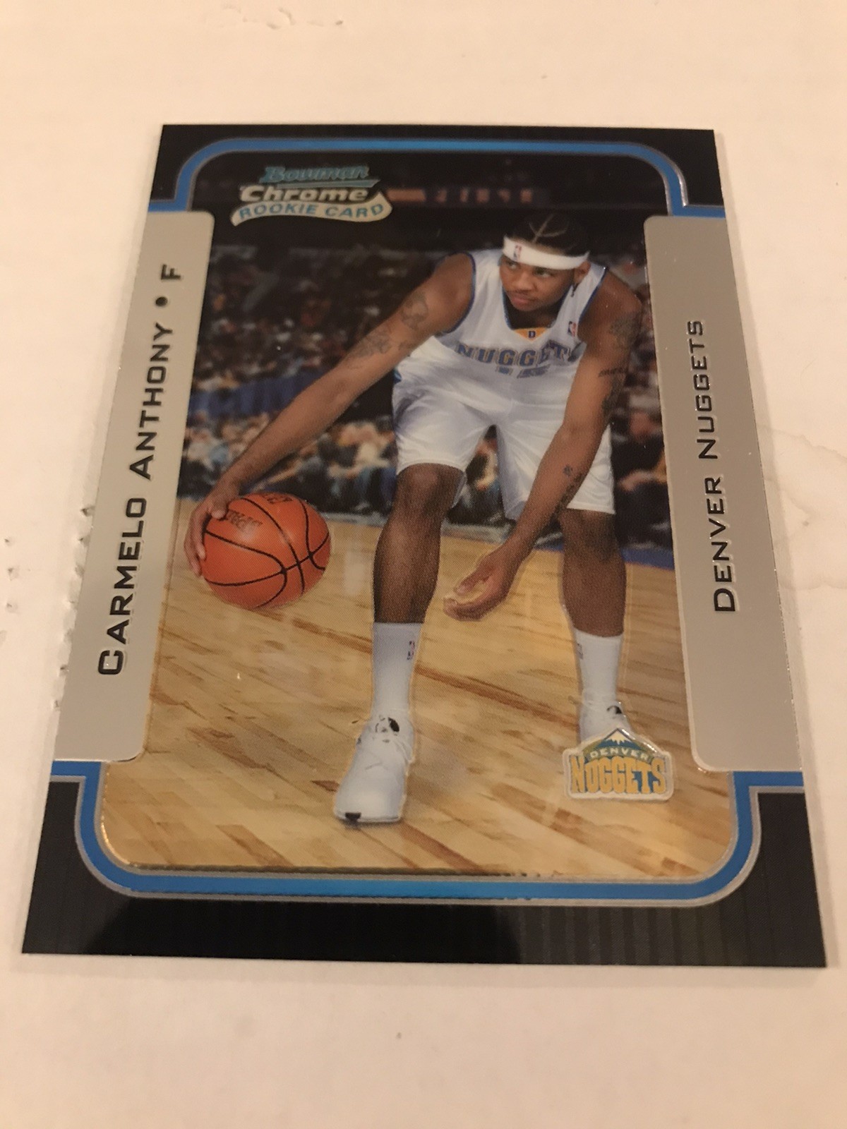 2003-04 Bowman Chrome Carmelo Anthony RC ROOKIE CARD NUGGETS
