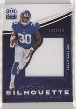 2017 Preferred Jumbo Rookie Silhouette Jerseys Pink /250 Wayne Gallman #26 qf8