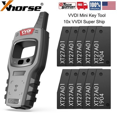 Xhorse VVDI MINI Key Tool Remote Tester Transponder Clone & 10 x VVDI Super Chip