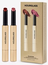 Hourglass Phantom Volumizing Glossy Balm Duo Haze And Crave Brand New Gift Set