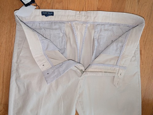 Peter Millar Crown Crafted Concorde Garment Dyed Stone Pants 38 X34 MS23XB70 NWT - Picture 7 of 11