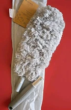 NEW Norwex Mini Enviral Wand Two sided Duster Sleeve  16.8" Gray