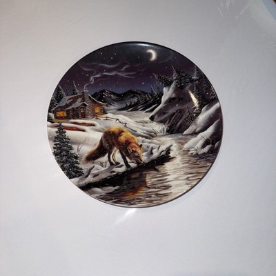 Bradford Exchange ''In Moonglow One Drinks, While His Spirit Guides Slink'' 1993