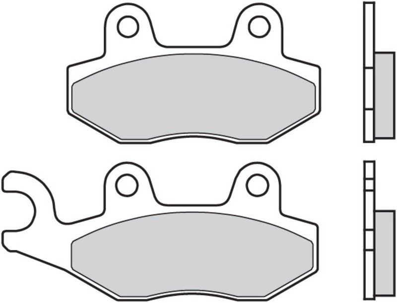 Plaquettes carbone céramique Brembo 07035CC haute performance scooter - 3