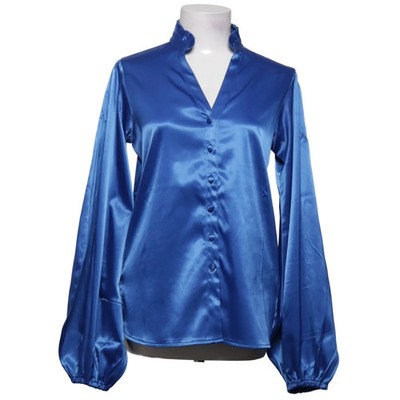 Blond Hour, Bluse, Größe: XS, Blau, Elasthan/Polyester, Einfarbig, Satin #3RD