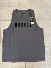 NWT Women s NoBull Muscle Tank Top Grey Medium