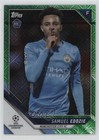 2021 Topps UCL Collection Japan Green Mojo 20/99 Samuel Edozie #45 Rookie RC