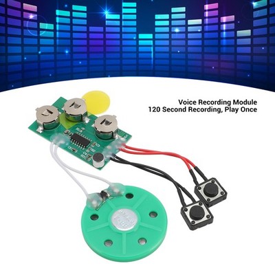 Recordable Sound Module 120s Loop Playback Battery Powered Voice Recording SET