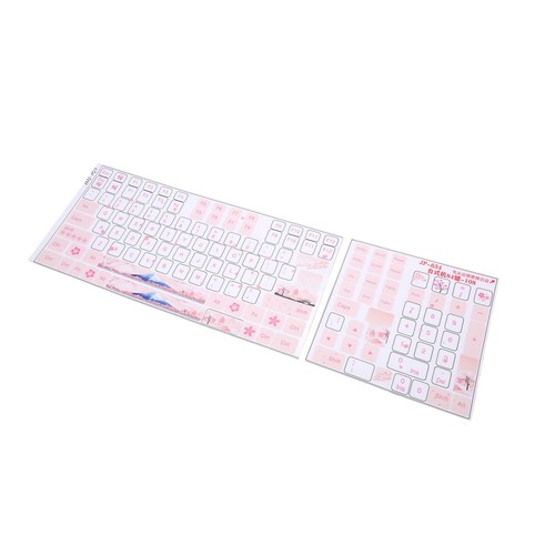 Pegatinas Teclado Universal Computadora de Escritorio Teclado Mecánico Clear Beaut FFW - Imagen 15 de 22