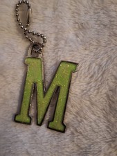 Letter M. KEYCHAIN METAL
