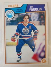 1983 84 OPC Hockey Card 26 Lee Fogolin Edmonton Oilers
