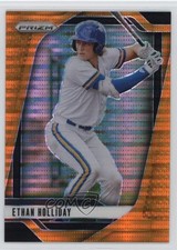 2025 Panini Prizm Orange Pulsar Prizm 50/399 Ethan Holliday #82 1k9t