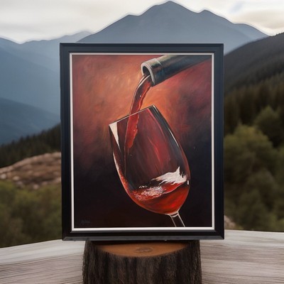 handgemachtes Gemälde Acryl auf Rahmen  