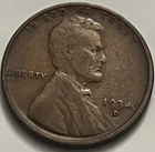 1934 D Lincoln Wheat Cent Penny Denver Mint Circulated BN806