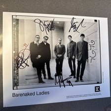 BARENAKED LADIES SIGNED 8x10 PHOTO FULL BAND AUTOGRAPH