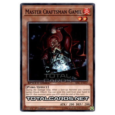 Yu-Gi-Oh! Speed Duel: Scars of Battle Master Craftsman Gamil (Common) SBSC-DE037