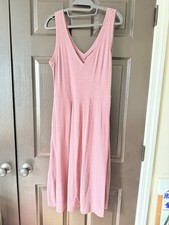 *Sale* A New Day Dress Women’s Size Medium Ribbed V Neck Rose Purple A Line