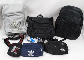 6 Men's Women's Bags Rucksack Backpack Crossbody Adidas Hoodrich North Face