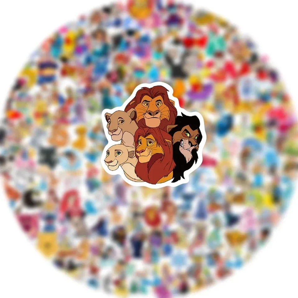 Lote Mega de Personajes de Pegatinas Disney Pack 300 a Granel - USPS Ground Envío Rápido Foto 4 de 4