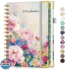 2026 Planner, Hardcover Weekly and Monthly Planner for Women, Jan