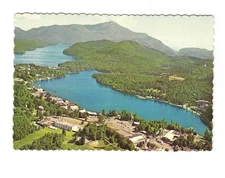 Lake Placid the Olympic Village vintage postcard unposted
