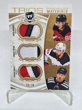 2022-2023 The Cup Trios Premium Materials Jack Hughes Tatar Bratt # 10/10 DEVILS
