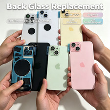 For iPhone 14 15 16 17 Rear Back Glass Replac...