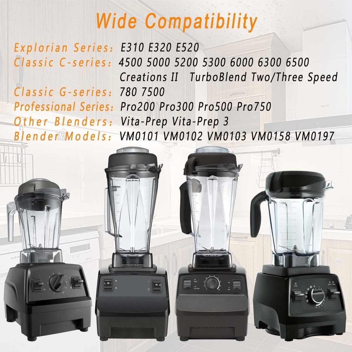 Vita Prep Vitamix Turboblend Three Speed Vita-Mix 62828 64 Oz 1/3