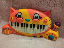 My B. Toys Meowsic Interactive Cat Piano Keyboard With Microphone AS IS