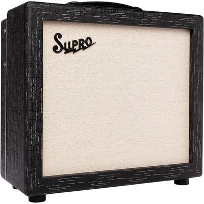 Supro 1614RT Amulet 1x12inch 15watt Tube Combo Amp Black Scandia