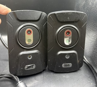 IDIS DC-TH2012WR Analog Camera Lot x2  12v Black Security Home