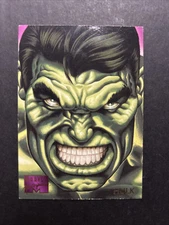 1995 Marvel Masterpieces Hulk #42 Base Card Peter J Scanlan