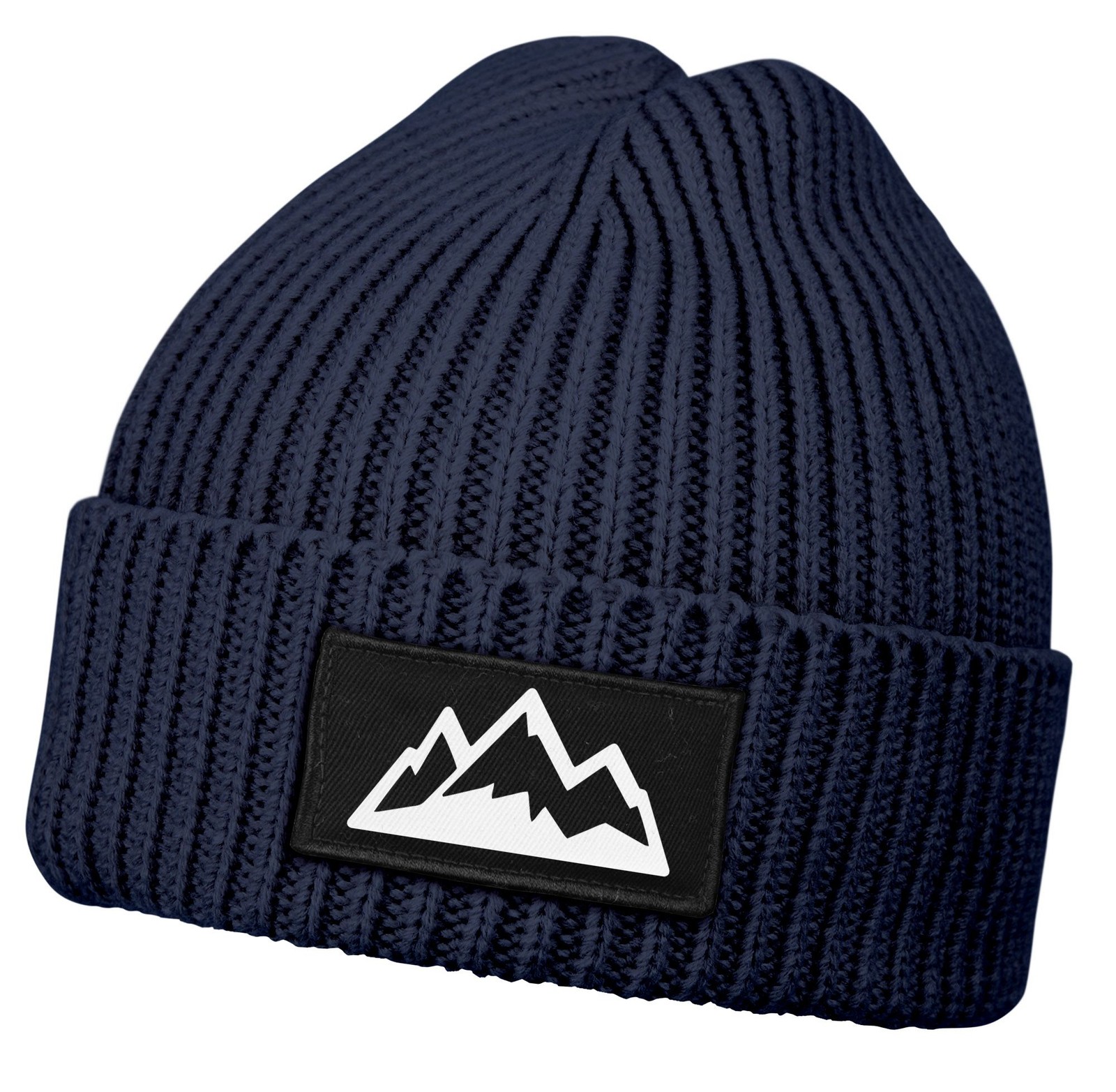 Herren Beanie Wintermütze mit,     Aufdruck,  Strickmütze