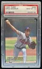 1996 Fleer Greg Maddux #299 Braves PSA 10 GEM MINT