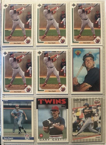 24 tarjetas de béisbol de Gary Gaetti - Imagen 3 de 6
