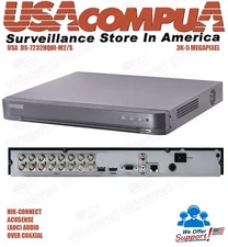 5MP 32CH HD Analog Acu$ense DVR 16CH IP H265+ HDTVI AHD CVI CVBS IP Video Inputs