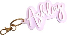 Personalized Acrylic Name Keychain Bag Tag for Backpack Lunch Bag Luggage